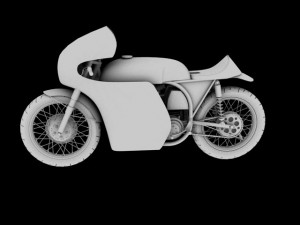 norton racer 1960 3D 模型
