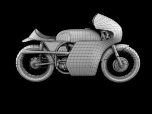 norton racer 1960 3D 模型