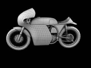 norton racer 1960 3D Model