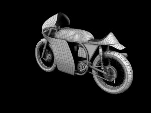 norton racer 1960 3D 模型