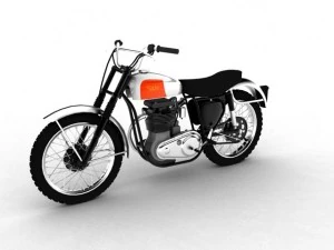 bsa b44 victor enduro 1966 3D Model