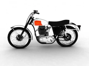 bsa b44 victor enduro 1966 3D Model