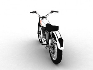 bsa b44 victor enduro 1966 3Dモデル