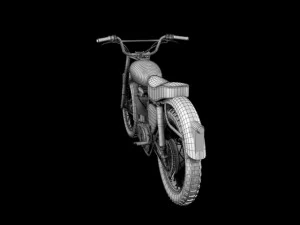 bsa b44 victor enduro 1966 3D Model