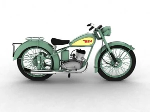 bsa bantam d1 1948 3D Model