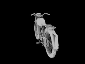 bsa bantam d1 1948 3D Model