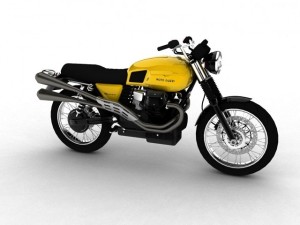 moto guzzi v7 scrambler 2012 Modelo 3D