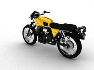 moto guzzi v7 scrambler 2012 Modèle 3D