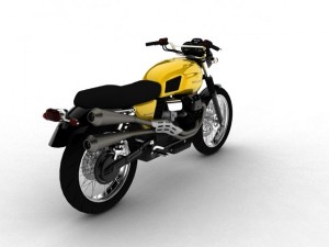 moto guzzi v7 scrambler 2012 Modèle 3D