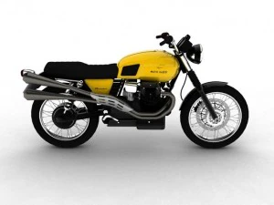 moto guzzi v7 scrambler 2012 3D Model