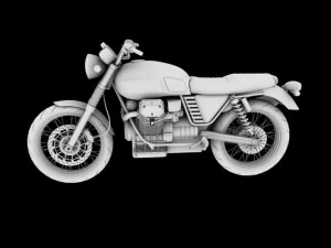 moto guzzi v7 scrambler 2012 3D Model