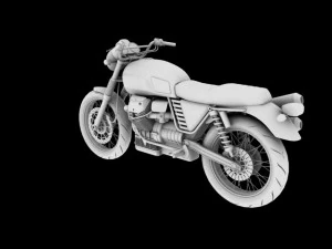moto guzzi v7 scrambler 2012 3D Model