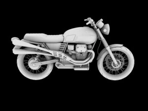 moto guzzi v7 scrambler 2012 3D Model