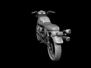 moto guzzi v7 scrambler 2012 Modèle 3D
