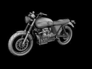 moto guzzi v7 scrambler 2012 Modèle 3D
