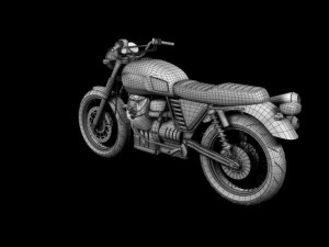 moto guzzi v7 scrambler 2012 Modèle 3D