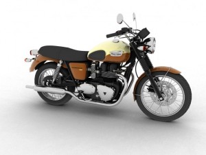 triumph bonneville t100 2012 Modelo 3D