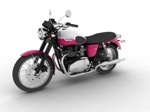 triumph bonneville t100 2012 Modelo 3D