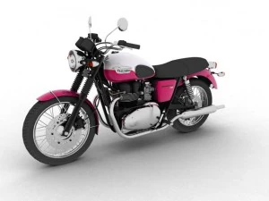Триумф Бонневиль Т100 2012 г. 3D Модель