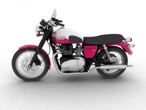 Триумф Бонневиль Т100 2012 г. 3D Модель