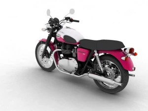 Триумф Бонневиль Т100 2012 г. 3D Модель