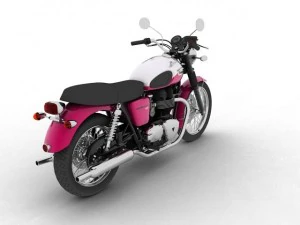 Триумф Бонневиль Т100 2012 г. 3D Модель