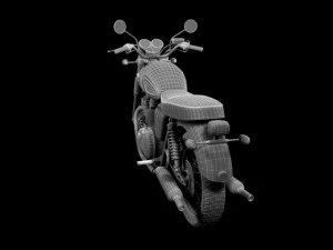 Триумф Бонневиль Т100 2012 г. 3D Модель