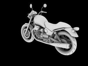 moto guzzi nevada anniversario 2011 3D Model