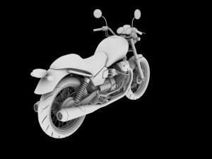 moto guzzi nevada anniversario 2011 3D Model