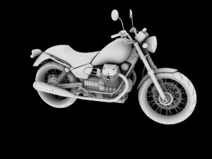 moto guzzi nevada anniversario 2011 3D Model