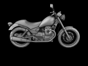 moto guzzi nevada anniversario 2011 3D Model