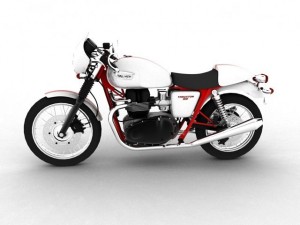 triumph thruxton 2011 3D Model