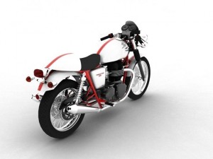 triumph thruxton 2011 3D Model