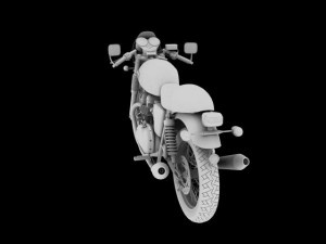triumph thruxton 2011 3D Model