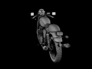 triumph thruxton 2011 3D Model