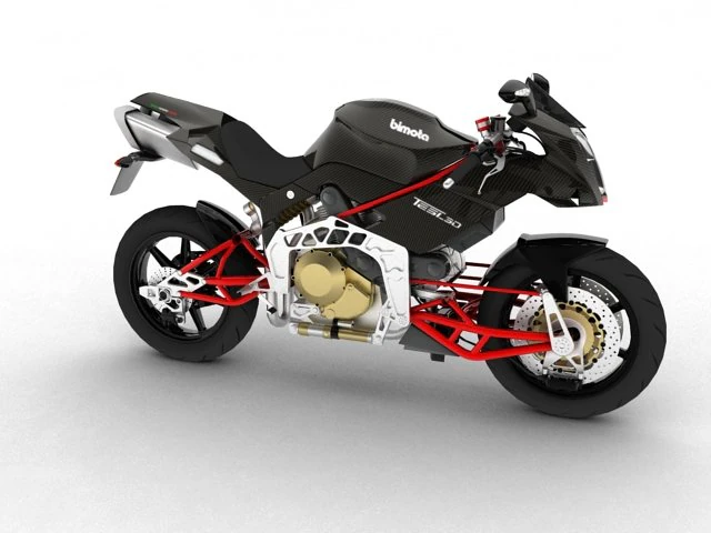 bimota tesi 3d 2012 3D Model .c4d .max .obj .3ds .fbx .stl .blend 