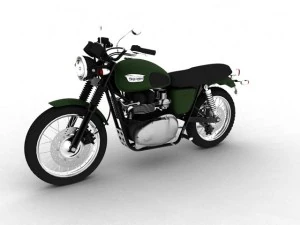triumph scrambler 900 2012 3D Model