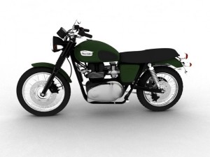 triumph scrambler 900 2012 3D 모델