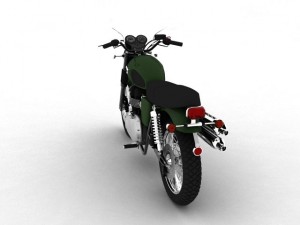 triumph scrambler 900 2012 3D 모델