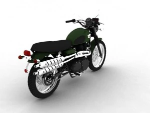 triumph scrambler 900 2012 3D Model