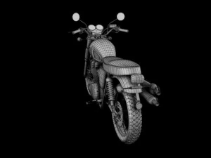triumph scrambler 900 2012 3D Model