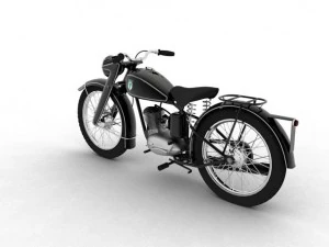 dkw rt125 1950 3D Model