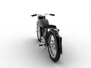 dkw rt125 1950 3D 모델
