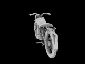 dkw rt125 1950 3D 모델