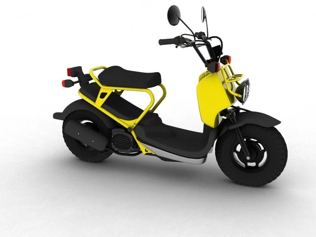 honda ruckus 2012 3D Model .c4d .max .obj .3ds .fbx .stl .blend 