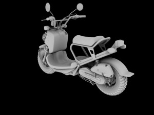honda ruckus 2012 3D Модель