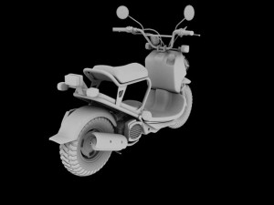honda ruckus 2012 3D Модель