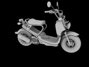 honda ruckus 2012 3D Model