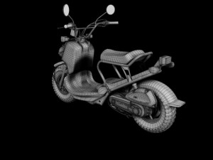 honda ruckus 2012 3D Модель