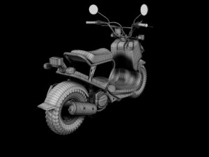 honda ruckus 2012 3D Модель